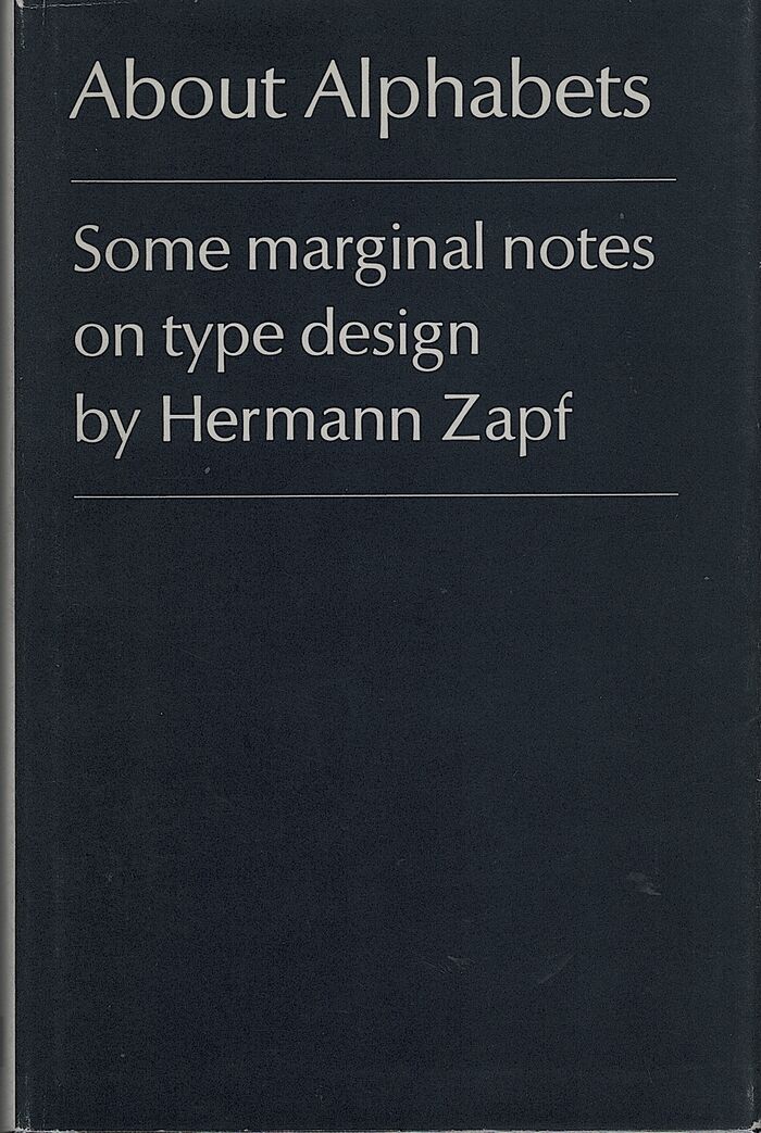 About Alphabets. Some marginal notes on type design. Image