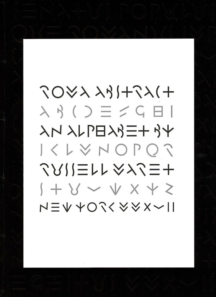 Roma Abstract. An Alphabet Image