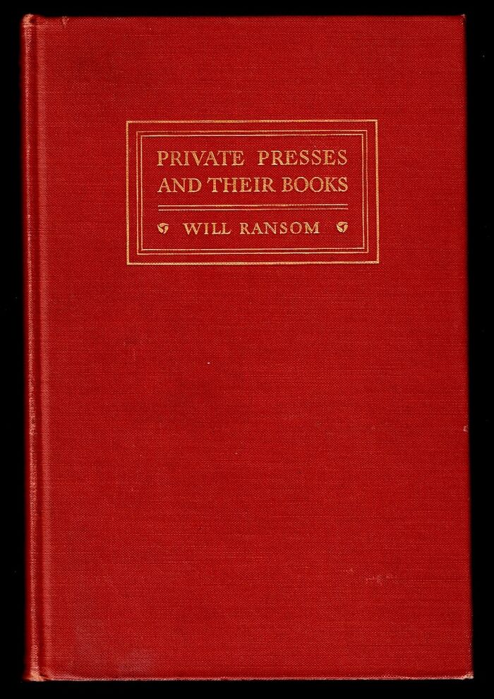 Private Presses and Their Books Image