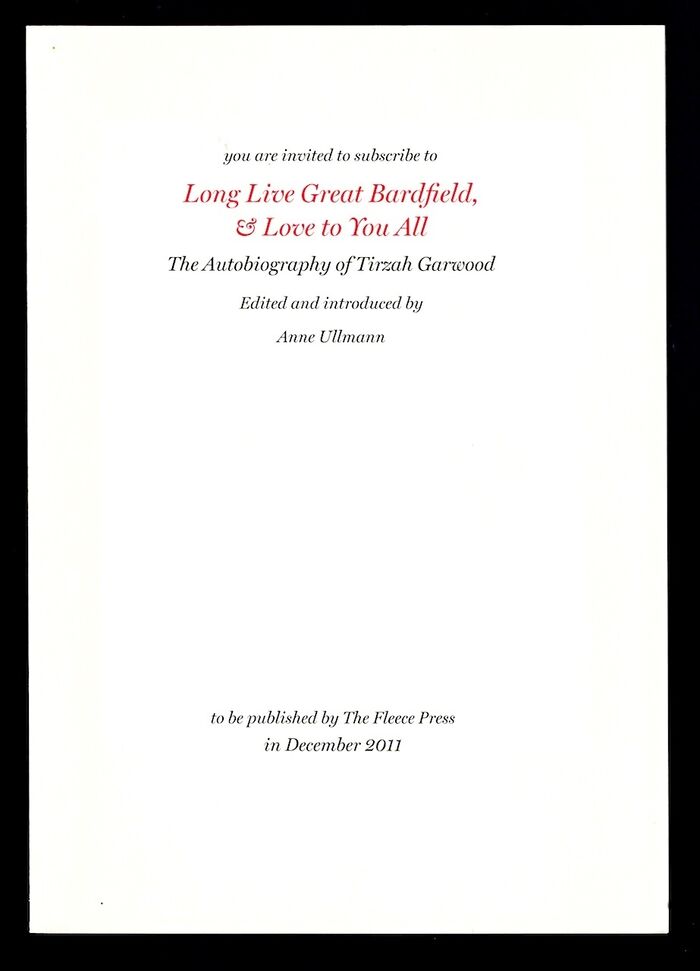 Long Live Great Bardfield & Love to You All Image