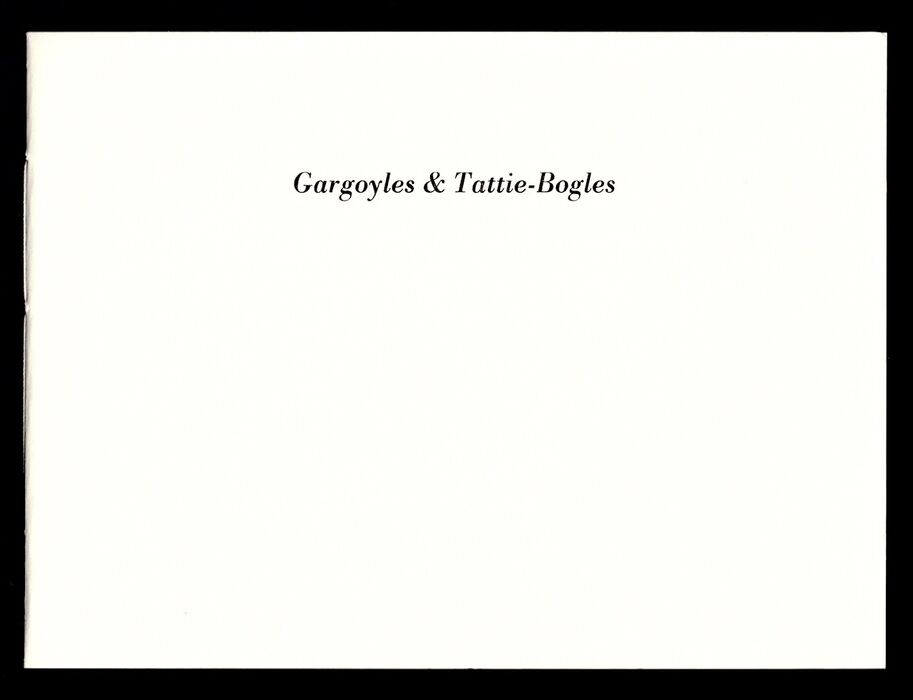 Gargoyles & Tattie-Bogles Image