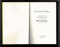 And Another Thing.... Hitchhiker's Guide to the Galaxy. Part Six of Three Additional Image