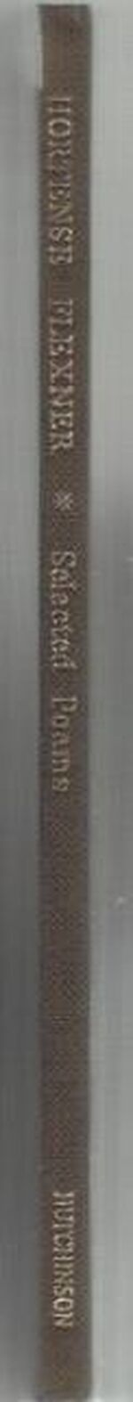 Hortense Flexner. Selected Poems