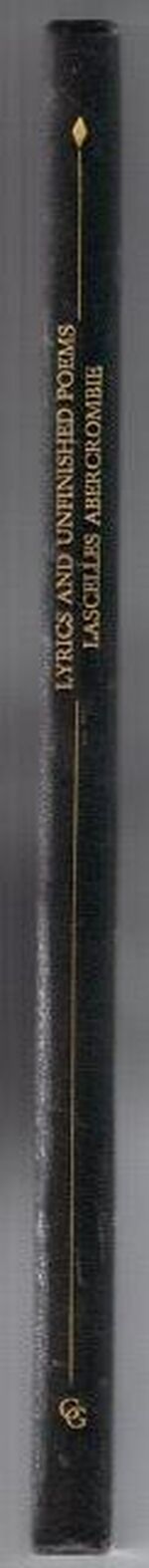 Lyrics and Unfinished Poems Additional Image