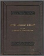 Eton College Library Additional Image