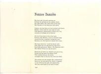 Femmes Damnées. Sycamore Broadsheet No.27 Additional Image