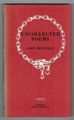 Uncollected Poems