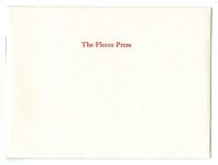 The Fleece Press. Simple Pleasures: Books to come from The Fleece Press.