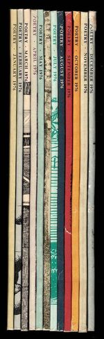 Poetry [Magazine, Founded in 1912 by Harriet Monroe] 1976 - Complete 12 Issues.