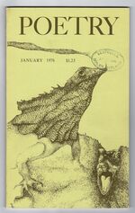 Poetry [Magazine, Founded in 1912 by Harriet Monroe] 1976 - Complete 12 Issues. Additional Image