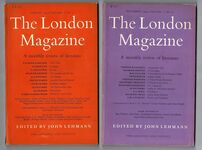 THE LONDON MAGAZINE: VOLUME 1 No.7 and No.11, and VOLUME 3 No.3 