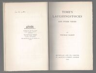 Time's Laughingstocks, and other verses Additional Image
