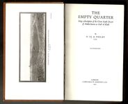 The Empty Quarter being a description of the Great South Desert of Arabia known as Rub' al Khali Additional Image