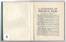 A Catalogue of Historical Literature including a large number of Eighteenth-Century Memoirs Additional Image