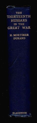 The Thirteenth Hussars in the Great War Additional Image