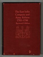 The East India Company and Army Reform 1783-1798. Additional Image