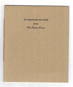 An Important Book from The Fleece Press.