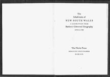 The Inhabitants of New South Wales. A Description from Bankes's Universal Georgraphy, circa 1780. Additional Image