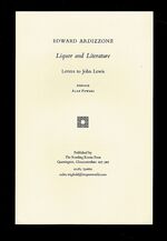 Edward Ardizzone, Liquor and Literature. Letters to John Lewis.