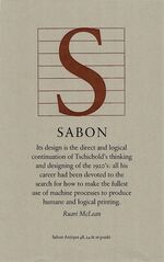 Sabon. Additional Image