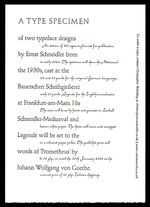 A Type Specimen. Additional Image