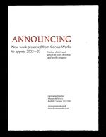 Announcing new work projected from Corvus Works to appear 2022-23. Additional Image
