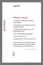 The question again. What is a book? Additional Image