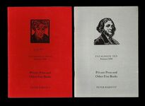 'Private Press and Other Fine Books', Catalogues Number One to Number Fifteen (inclusive). Additional Image