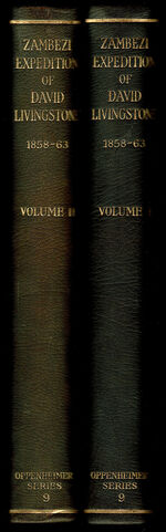 The Zambezi Expedition of David Livingstone 1858-1863. Central African Archives, Oppenheimer Series 9. Additional Image