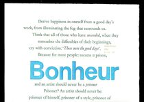 Bonheur - Happiness.
