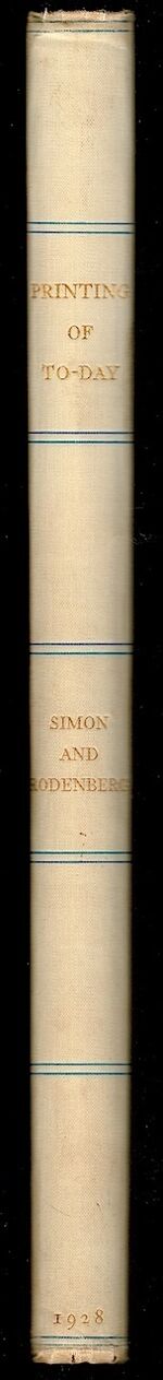 Printing of Today. An Illustrated Survey of Post-war Typography in Europe and the United States. With a General Introduction by Aldous Huxley. Additional Image