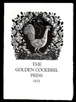 The Golden Cockerel Press 1931.