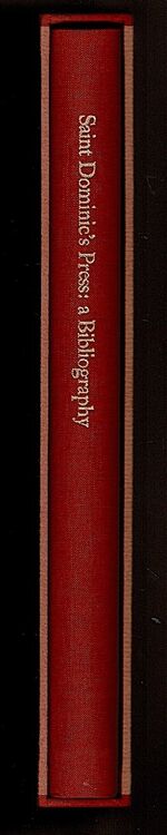 Saint Dominic's Press: a Bibliography 1916-1937. Additional Image