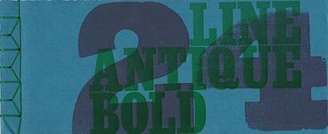 24-Line Antique Bold