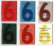 6-line Wood Letter Alphabets [a slipcased set]. Additional Image