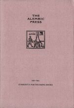 The Alembic Press. 1992-1993, Current and Forthcoming Books.