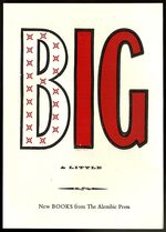 Big & Little. New Books from the Alembic Press