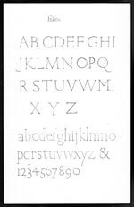 A Book of Alphabets for Douglas Cleverdon. Additional Image