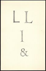 A Book of Alphabets for Douglas Cleverdon. Additional Image