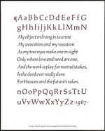 Studies in Type Design: Alphabets with Random Quotations. Additional Image