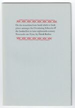 On the transition from book labels to book plates amongst the Circulating Libraries & the booksellers in later eighteenth-century Newcastle-on-Tyne