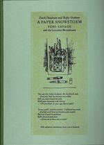 A Paper Snowstorm. Toni Savage and the Leicester Broadsheets