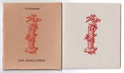 E.R. Weiss. The typography of an Artist. A Monograph Additional Image