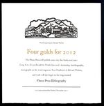 Four Golds for 2012