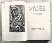 Birds, Beasts and Flowers. Poems by D.H. Lawrence with Wood-Engravings by Blair Hughes-Stanton
