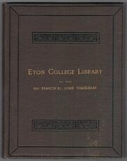 Eton College Library