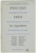 A Critical Quarterly Supplement [Number 1]: Poetry 1960 An Appetiser
