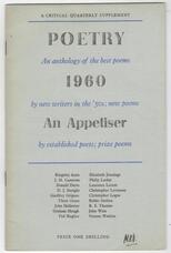 A Critical Quarterly Supplement [Number 1]: Poetry 1960 An Appetiser