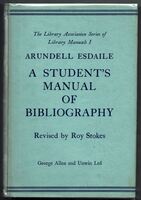 A Student's Manual of Bibliography