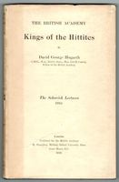 King of the Hittites. The Schweich Lectures 1924
